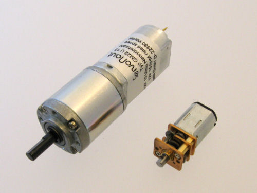 Planetengetriebemotor 12V 1:104 65 U/min 13,7 Ncm 54 x 22 mm Mini  Getriebemotor, Motoren & Getriebe, Robotik & Funktionsmodelle